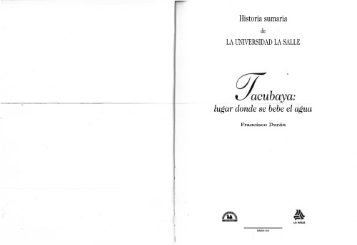 Tacubaya: lugar donde se bebe el agua