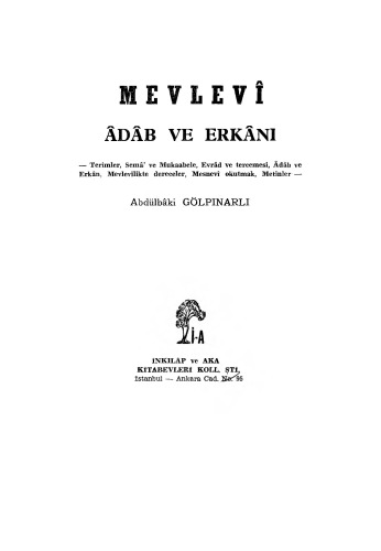 Mevlevi Âdâb ve Erkânı