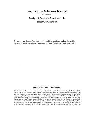 Design of Concrete Structures