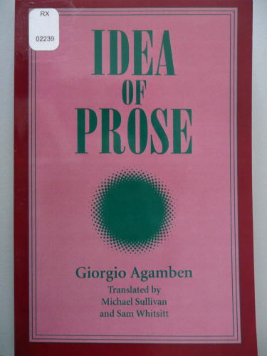 Idea of Prose