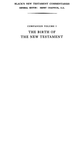 Birth of the New Testament