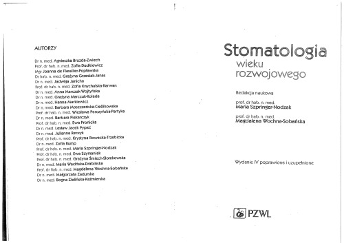 Stomatologia wieku rozwojowego