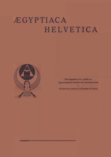 Das Buch von den Pforten des Jenseits (nach den Versionen des Neuen Reiches) Übersetzung und Kommentar
