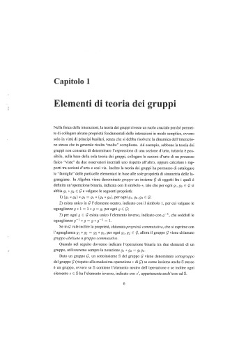 Elementi di teoria dei gruppi
