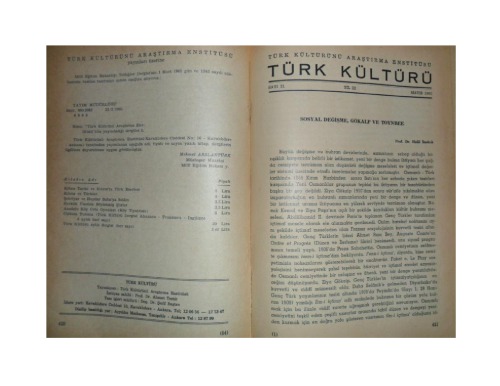 Türk Kültürü, Gökalp, Toynbee
