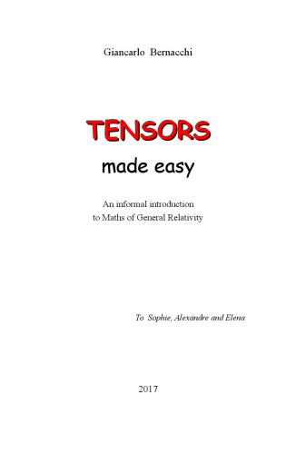Tensors made easy