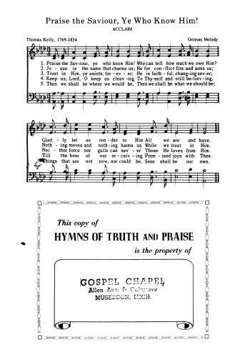 Hymns of Truth and Praise