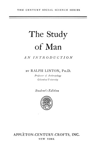 The Study of Man