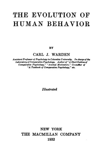 The Evolution Of Human Behavior