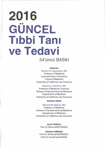 Güncel Tıbbi Tanı ve Tedavi