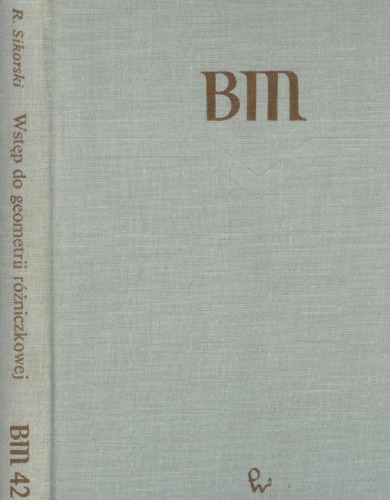 Wstęp do geometrii różniczkowej