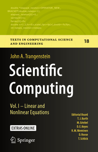 Scientific Computing: Linear and Nonlinear Equations