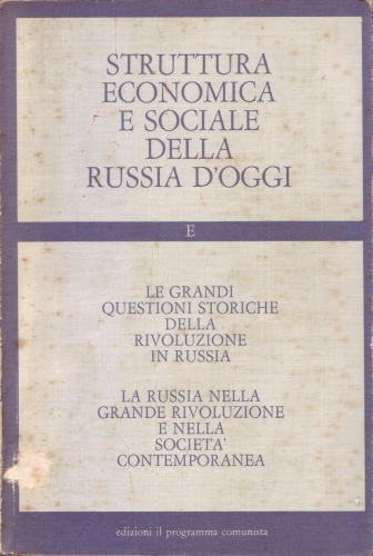 Struttura economica e sociale della Russia d’oggi