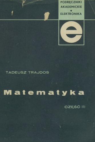 Matematyka cześć III