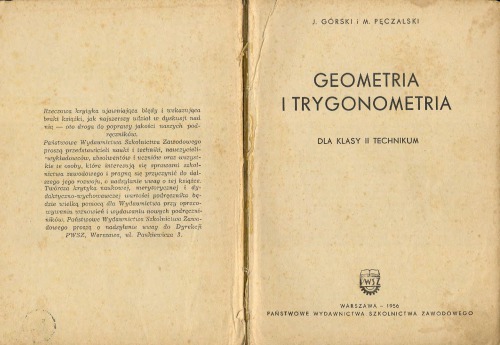 Geometria i trygonometrią: dla klas II technikum
