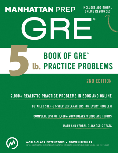 5 lb. Book of GRE Practice Problems