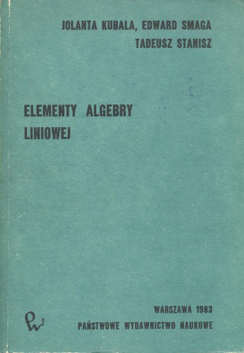 Elementy algebry liniowej