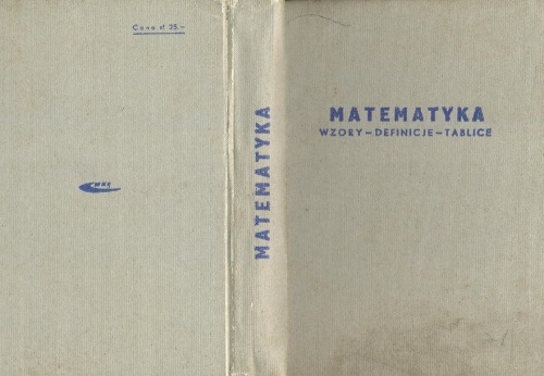 Matematyka - wzory - definicje - tablice