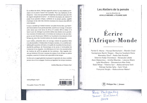 Écrire l’Afrique-Monde