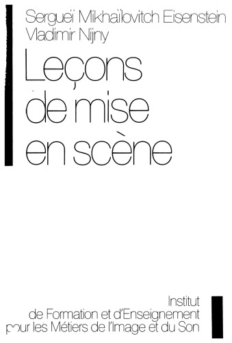 Leçons de mise en scène
