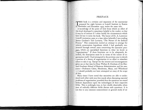 The Functions of the Executive