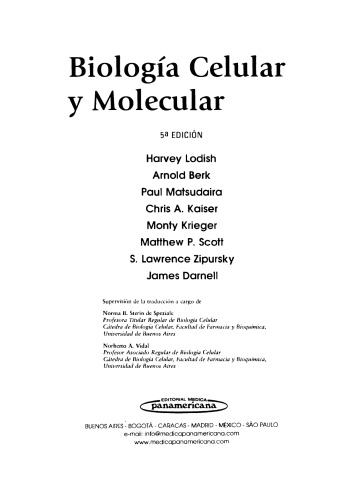 Biologia Celular y Molecular