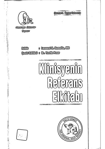 Klinisyenin Referans El Kitabı