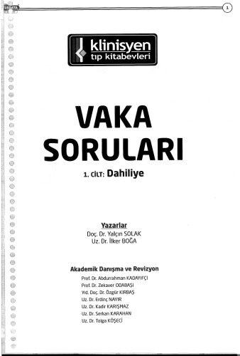 Vaka Soruları Dahiliye
