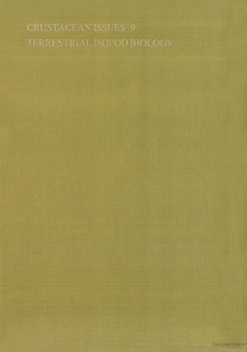 Terrestrial Isopod Biology