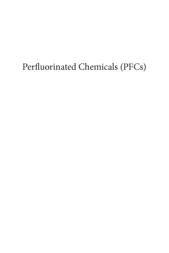 Perfluorinated chemicals (PFCs) : contaminants of concern