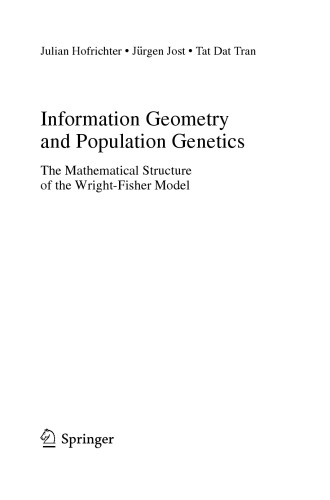 Information Geometry and Population Genetics: The Mathematical Structure of the Wright-Fisher Model