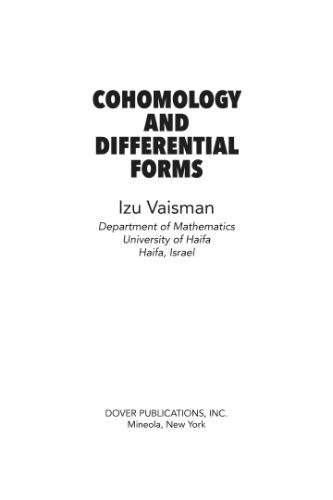 Cohomology and Differential Forms