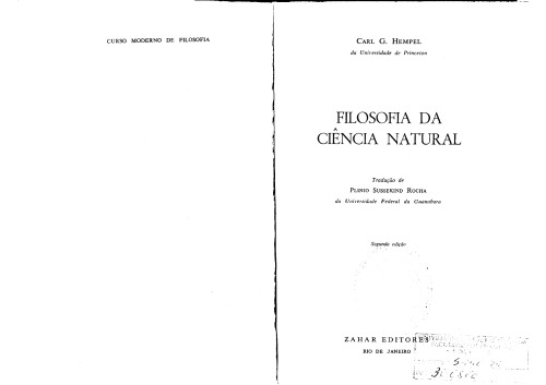 Filosofia da Ciência Natural