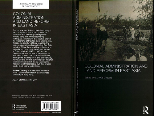 Colonial Administration and Land Reform in East Asia