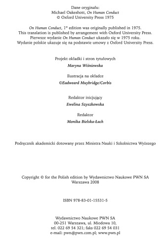 O postepowaniu czlowieka