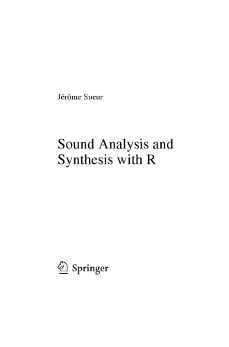 Sound Analysis and Synthesis with R