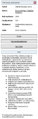 Chemia fizyczna Tom 2 Fizykochemia molekularna