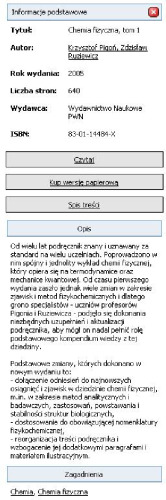 Chemia fizyczna Tom 1  Podstawy fenomenologiczne