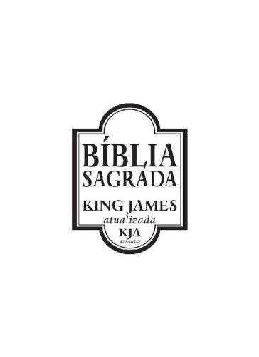 Biblia Sagrada King James - Atualizada