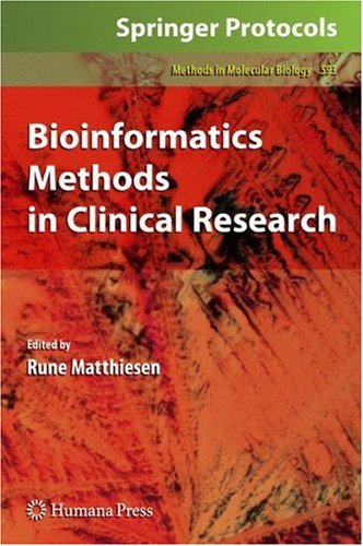 Bioinformatics methods in clinical research
