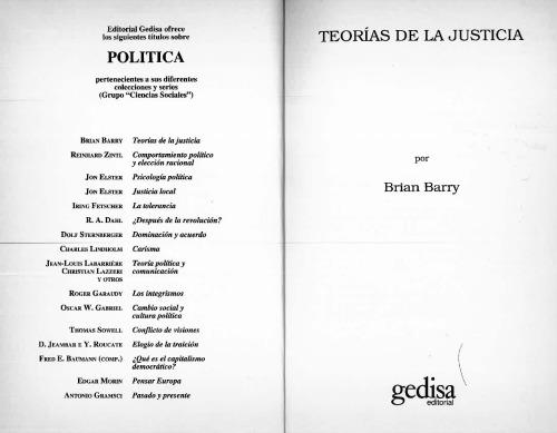 Teorías de la justicia