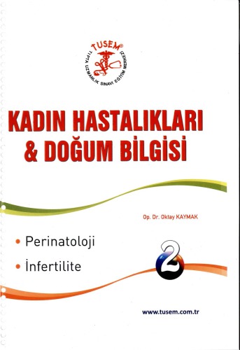 Tusem Kadın Hastalıkları Doğum Konu Kitabı