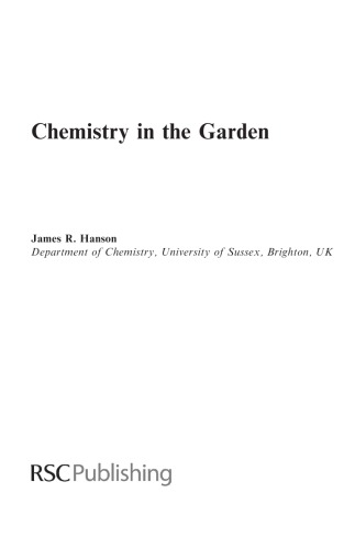 Chemistry in the Garden