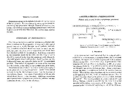 Organic Syntheses