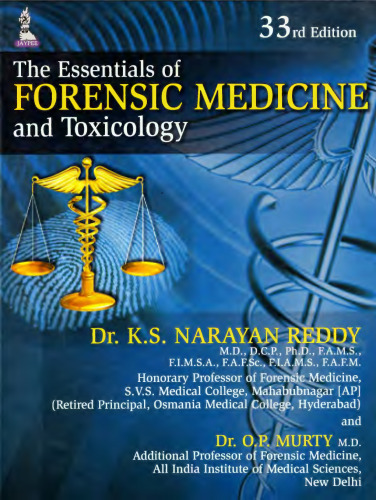 The Essentials Of Forensic Medicine And Toxicology