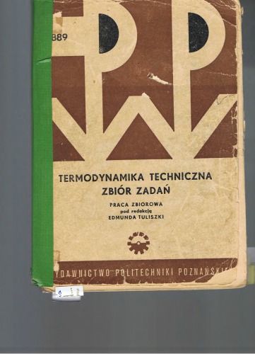Termodynamika techniczna Zbiór Zadań