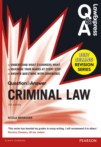 Criminal Law (Q&A revision guide)