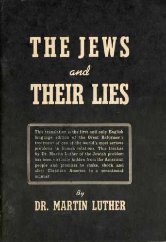 The Jews and their Lies