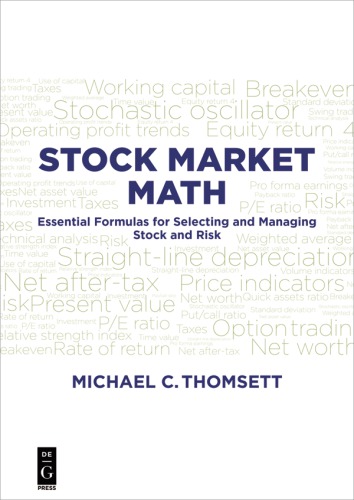 Stock market math : essential formulas for selecting and managing stock and risk