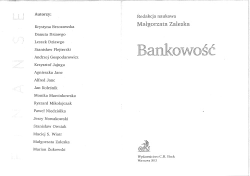 Bankowość